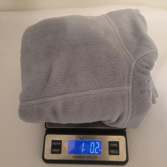 Columbia Fleece Full Zip Grey Jacket sz M - Picture 9 of 9